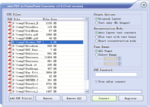 mini PDF to PPSX Converter